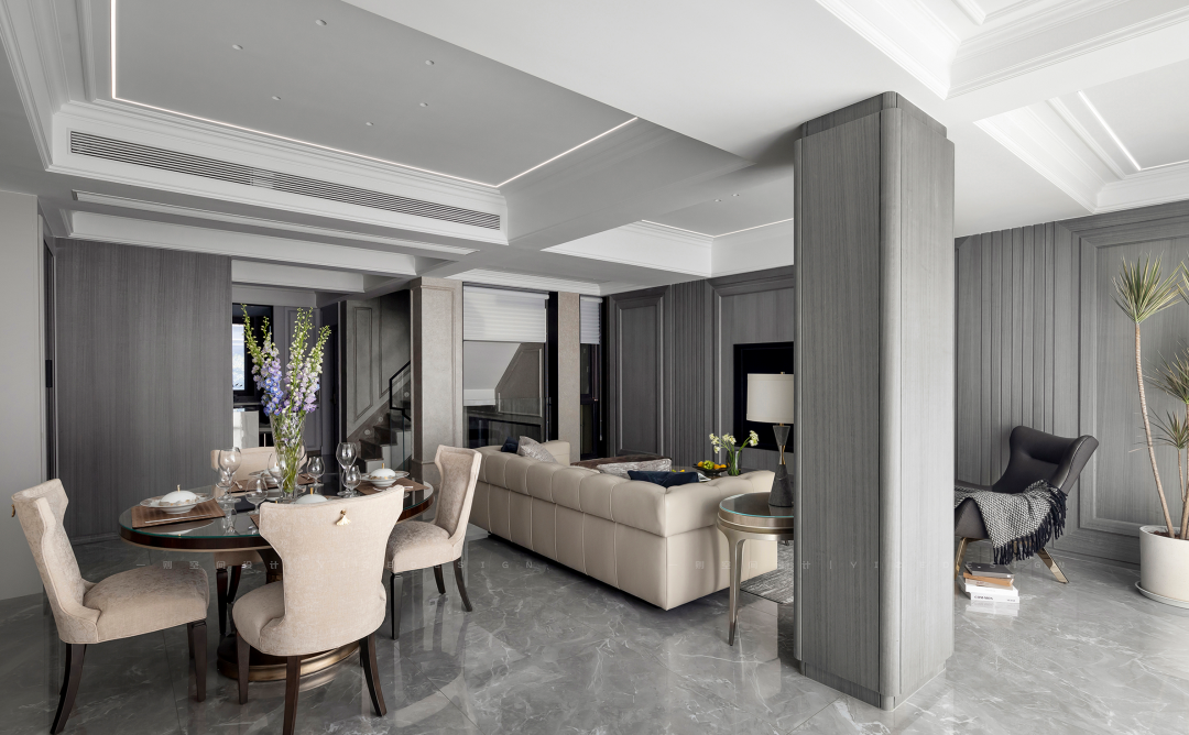 浙江杭州现代美式排屋设计丨中国杭州丨赵艺哲设计工作室-4