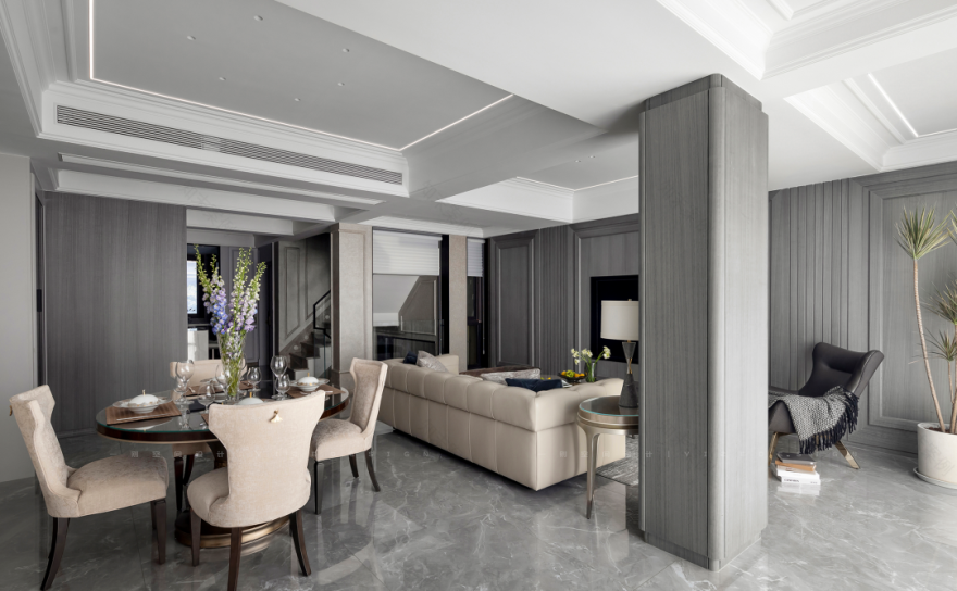 浙江杭州现代美式排屋设计丨中国杭州丨赵艺哲设计工作室-4