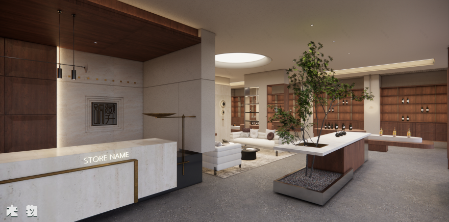 茶酒收藏店丨中国温州丨未物空间设计-3