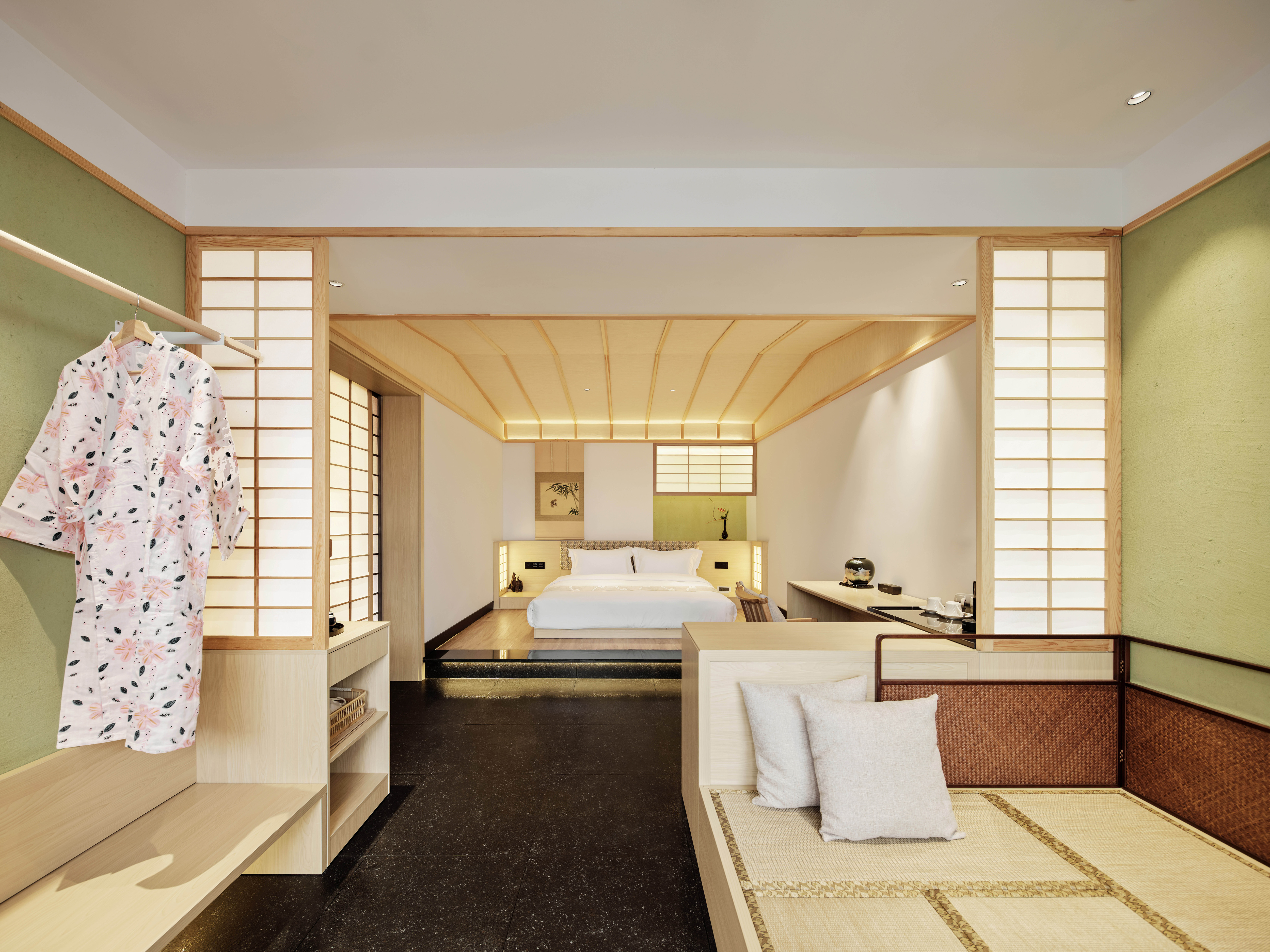 汐留屋私汤临湖民宿丨中国苏州丨海墁设计-55