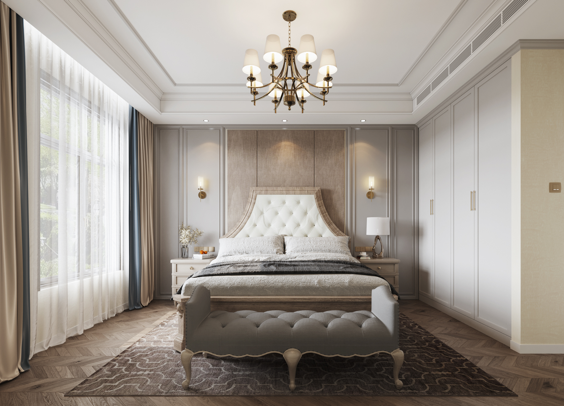 美式混搭别墅设计-18