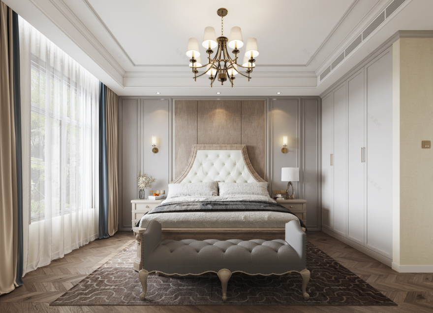 美式混搭别墅设计-18