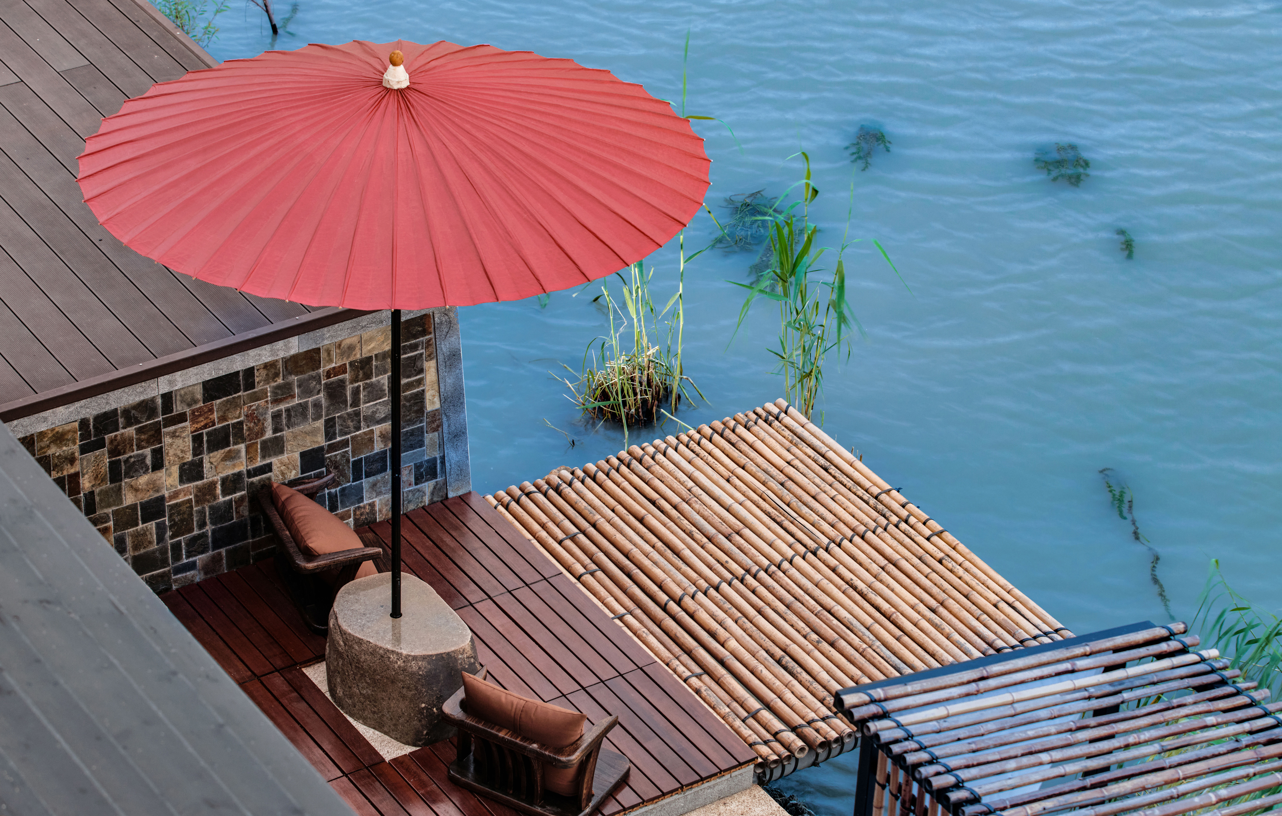 汐留屋私汤临湖民宿丨中国苏州丨海墁设计-45