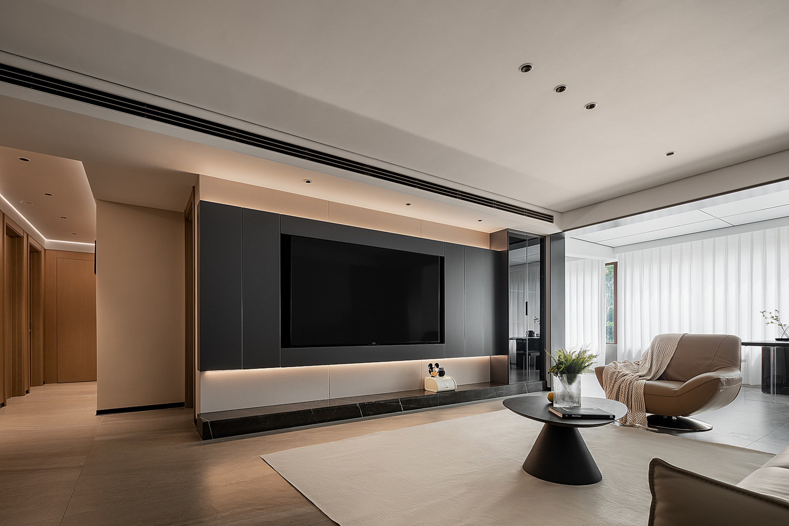 山东碧桂园·国岳府 180 平大平层设计丨中国山东丨众合铂纳空间设计-1