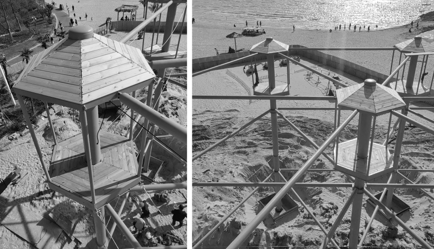 宿迁骆马湖沙滩公园·塔楼穿越亲子乐园丨中国宿迁丨滨州绳网部落游乐设备有限公司-33