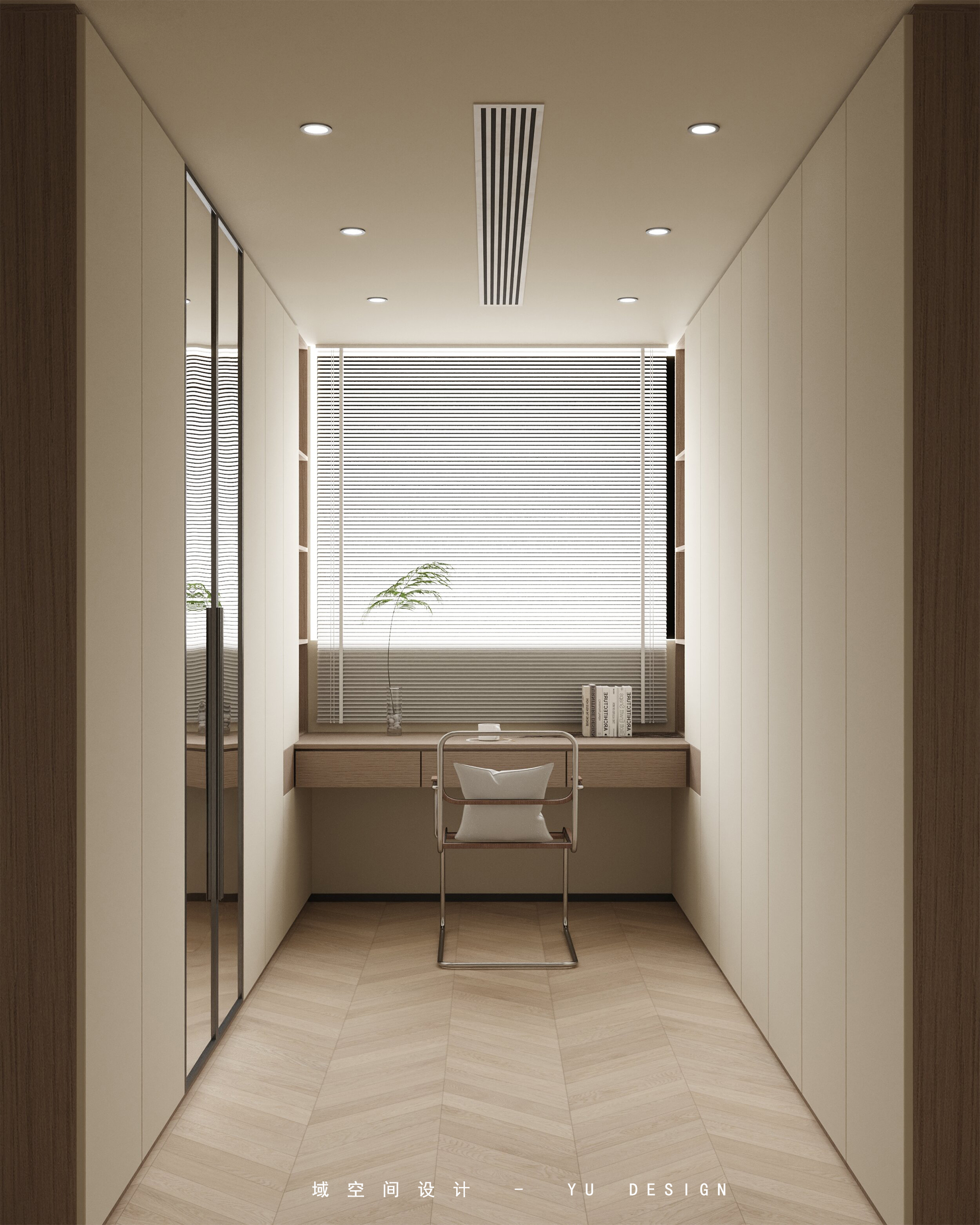 枫香花园现代奶油风格室内设计-8