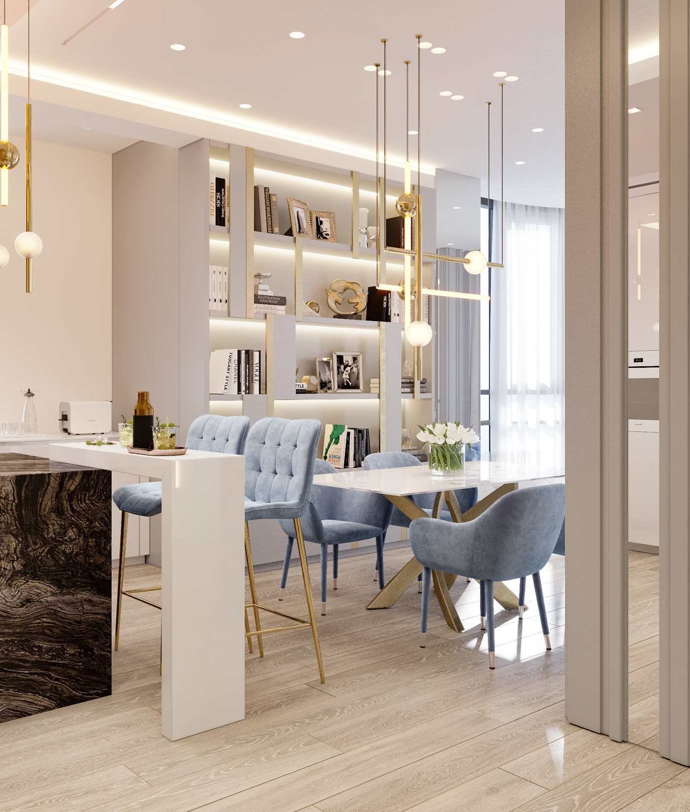 国外公寓（格拉夫奥洛夫,圣彼得堡）设计丨俄罗斯圣彼得堡-12