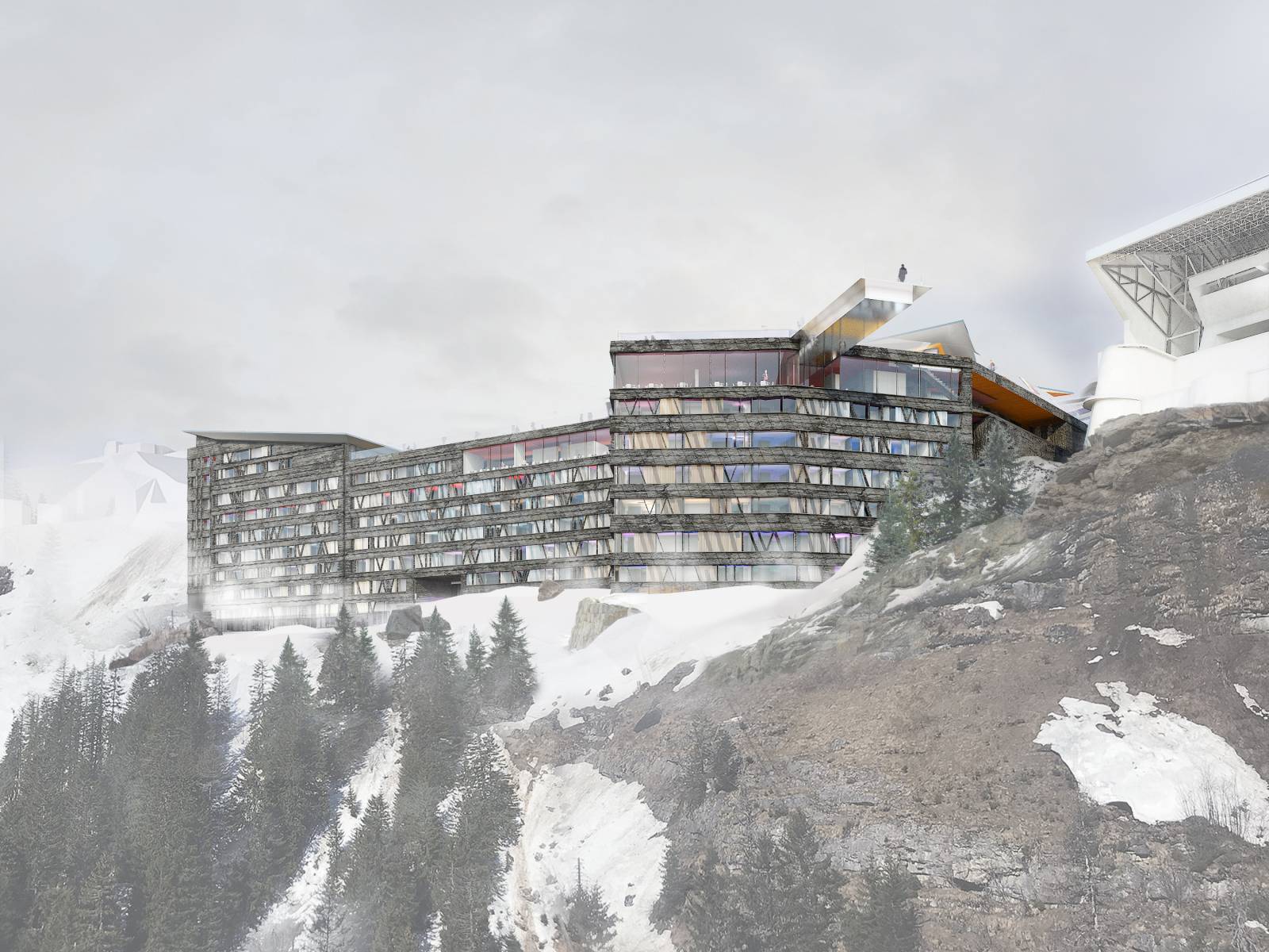 Jean Nouvel│Avoriaz - Hotel Telepherik Pierre & Vacances —_yyth-2