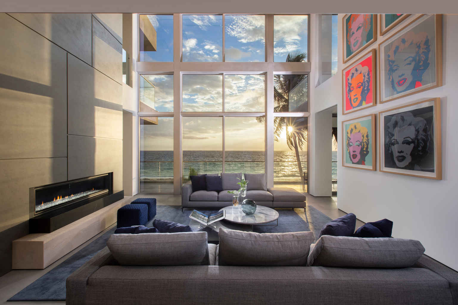 DKOR Interiors丨Fort Lauderdale Oceanfront Retreat-1