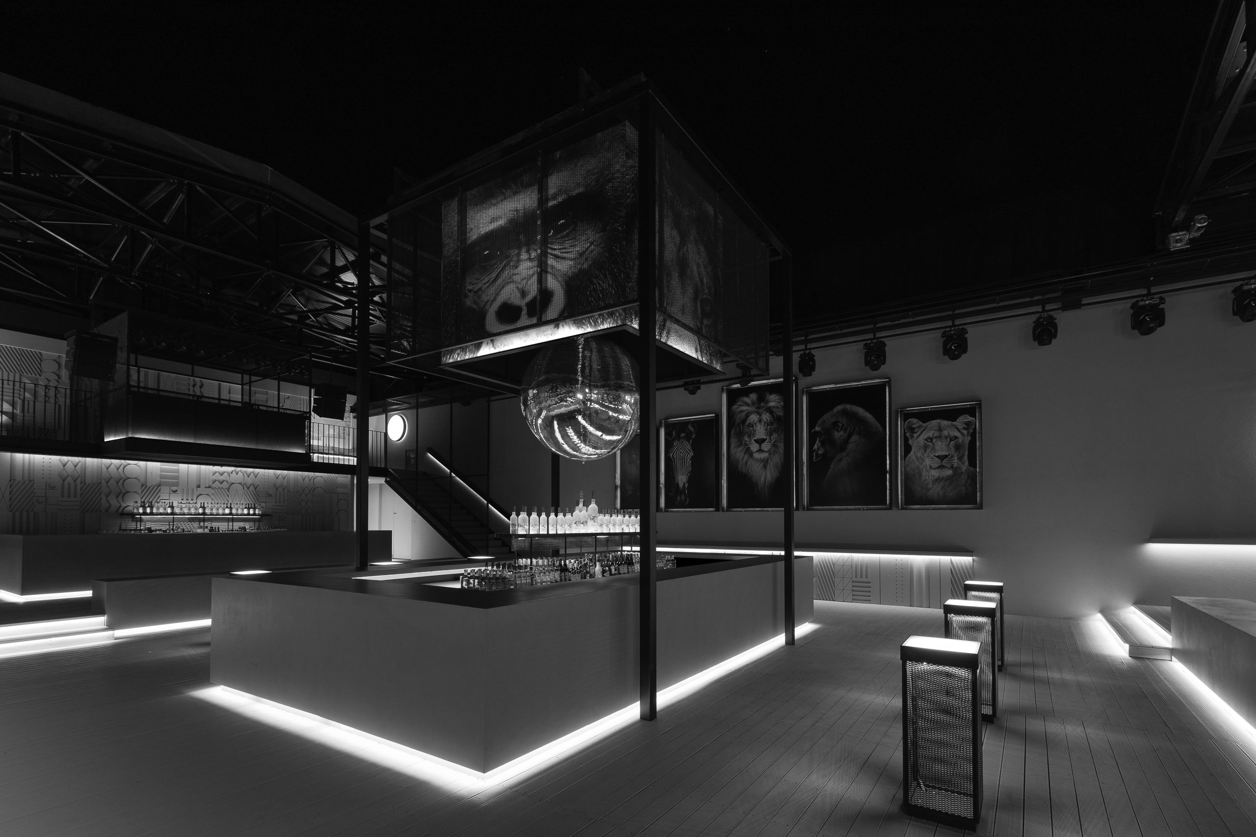 La Cage Noire 夜总会设计丨Minas Kosmidis Architects-9