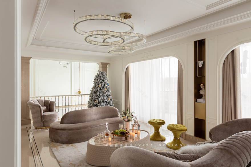 简约法式跃层豪宅丨中国杭州丨赵艺哲设计工作室-13