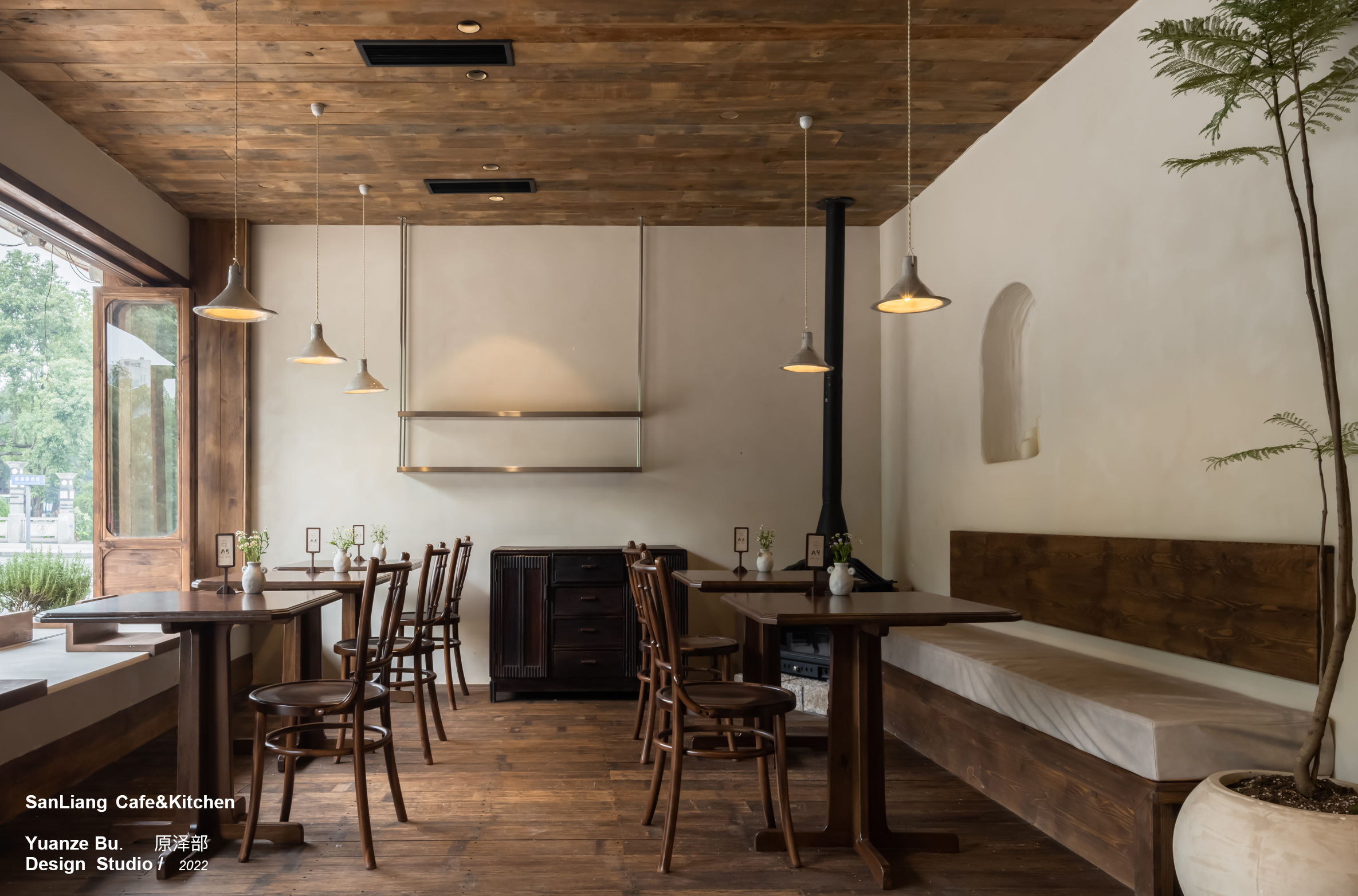 原泽部设计丨三两Coffee&bistro丨中国成都-6