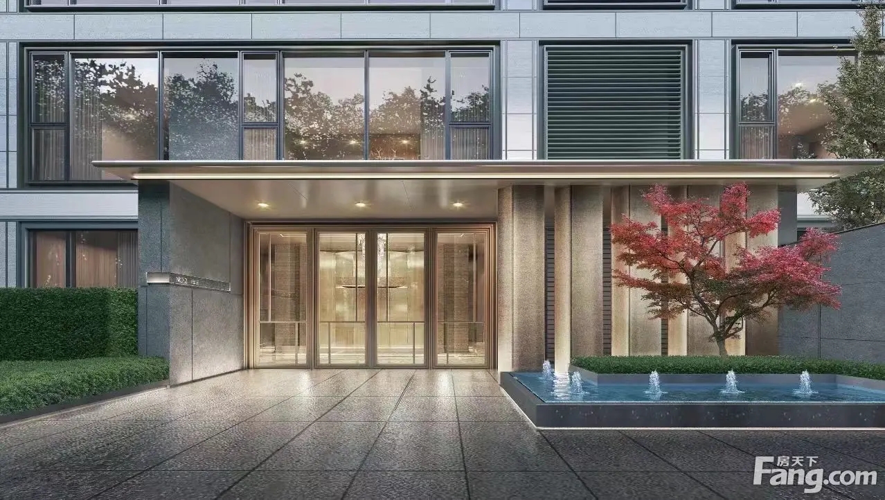 外挑雨棚式住宅入口大堂-19