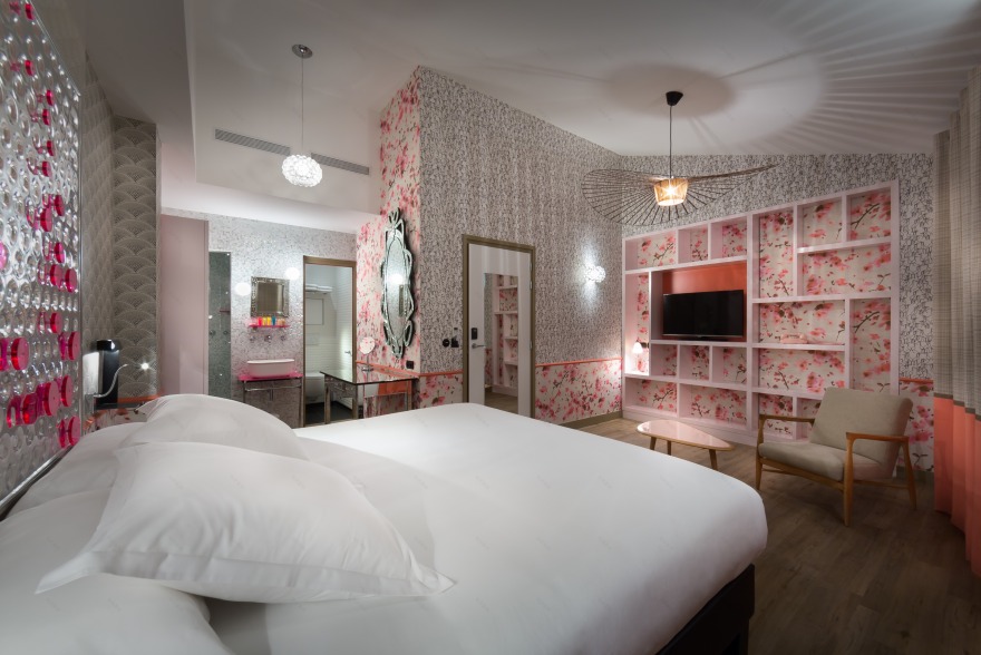 巴黎彩色艺术酒店“红蜡笔”-27