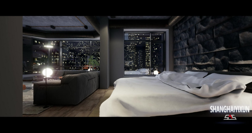 上海一巽 2018·虚幻 4 游戏引擎打造的高质量室内设计-25