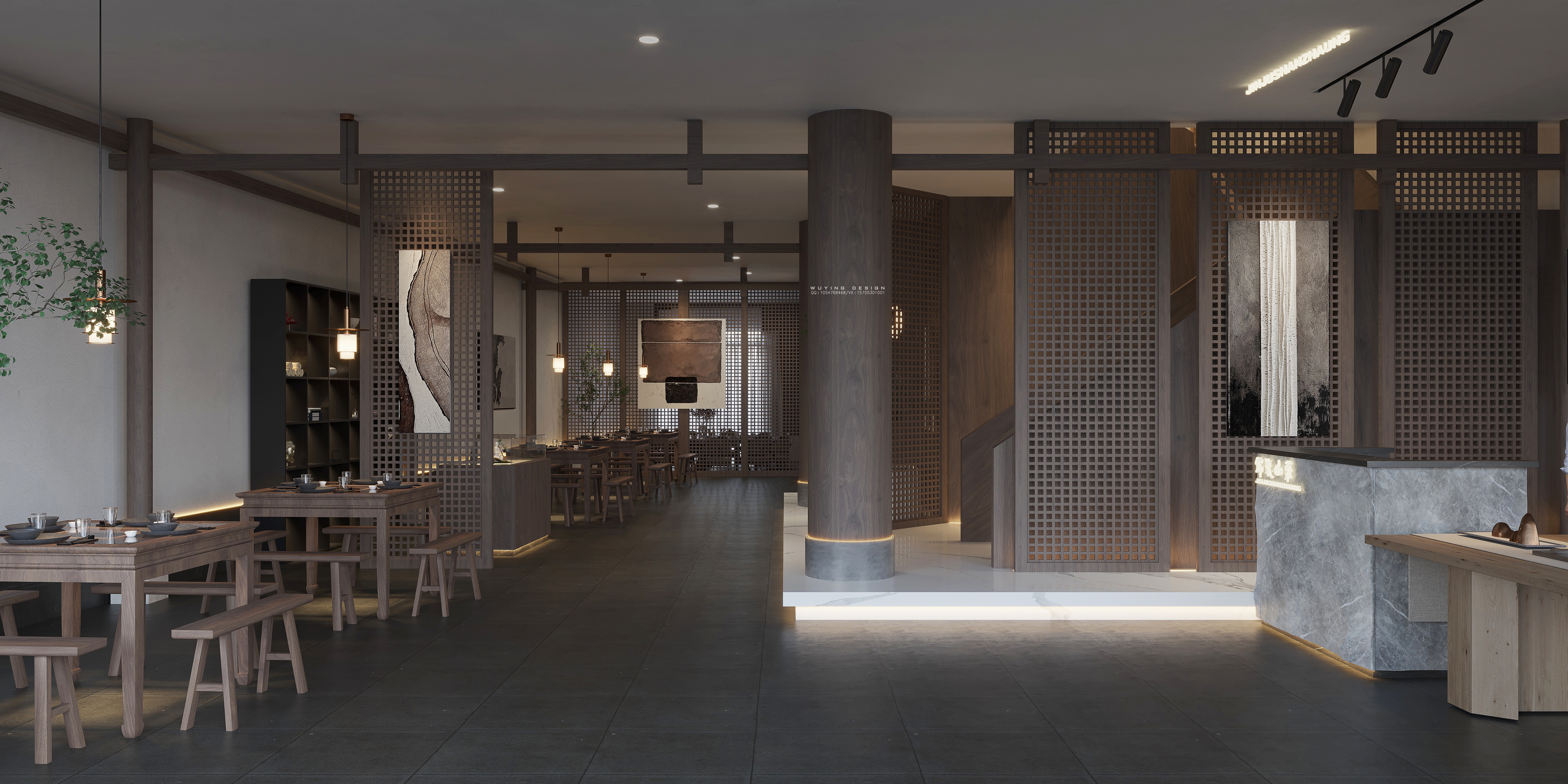 WYD/工装餐厅表现/無影设计表现-6