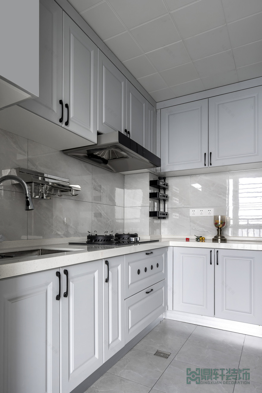 重庆鼎轩装饰 | 现代美式 130㎡老房爆改,加州百合园温馨家居空间-46