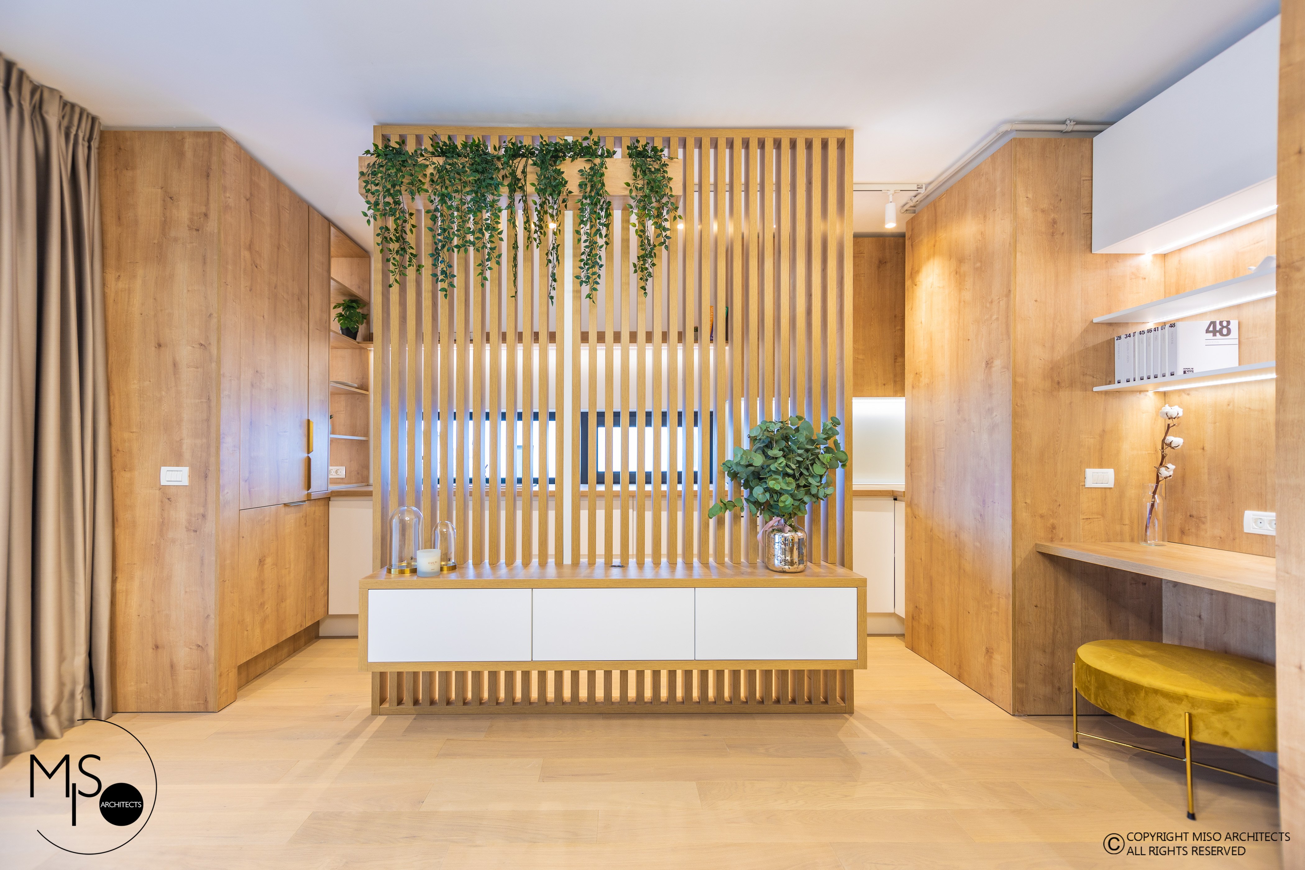 Miso Architects丨公寓丨黄色喜悦丨Yellow Delight-0