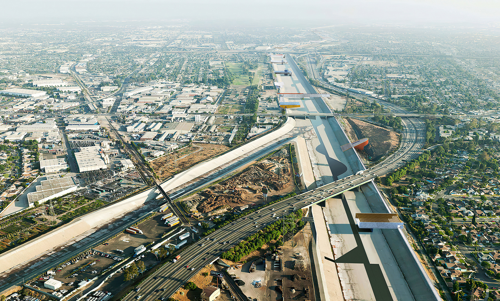 洛杉矶河空间改造/城市社区空间的延伸-8