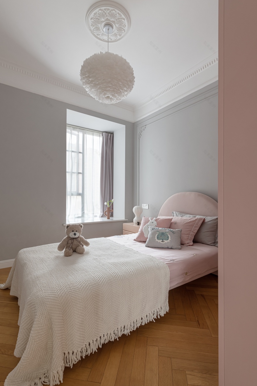 治愈系简法式风格住宅设计丨中国成都丨观白设计-57