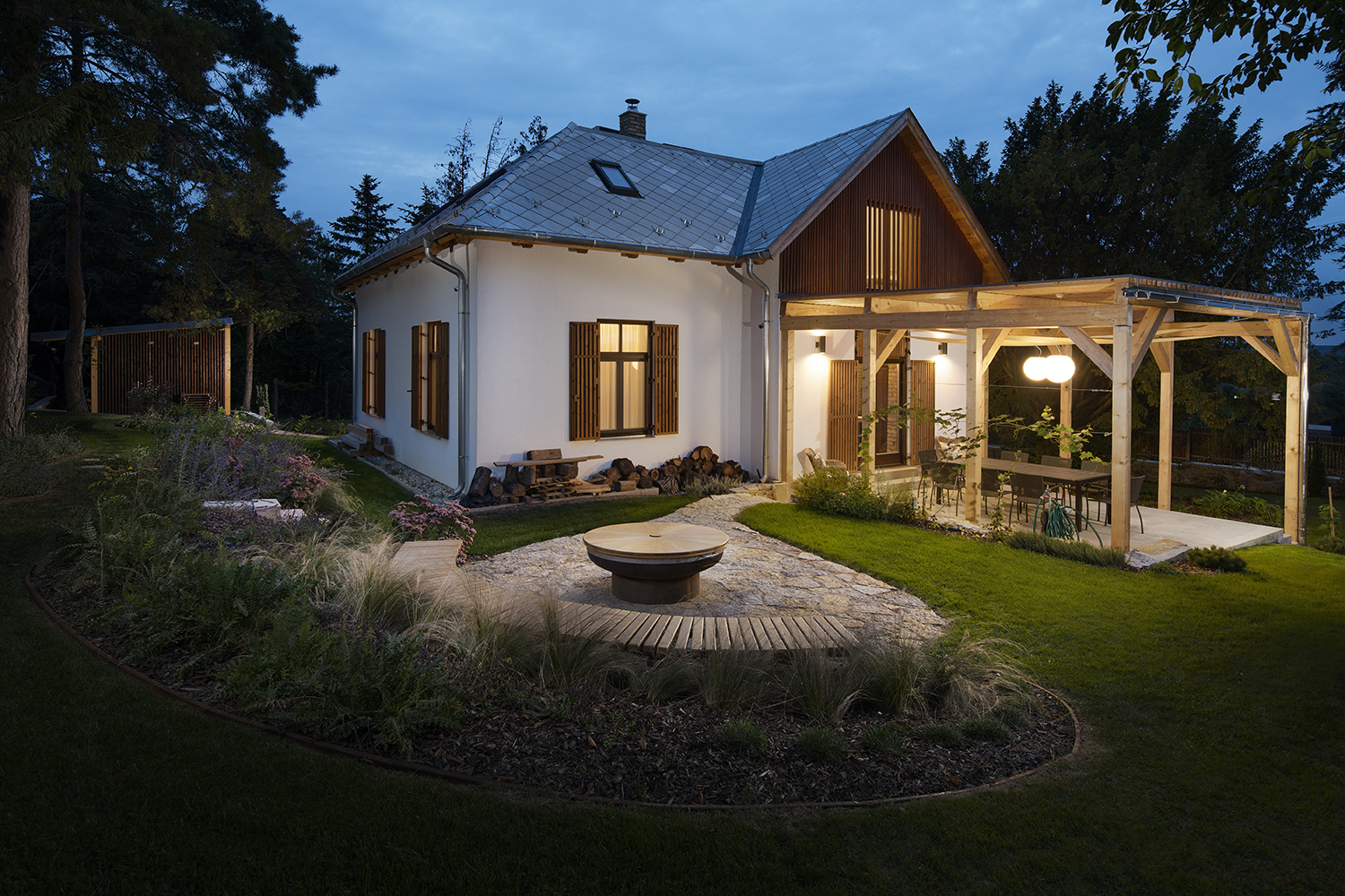 Balint Jaksa丨别墅建筑丨Summer house for 3 generations-19