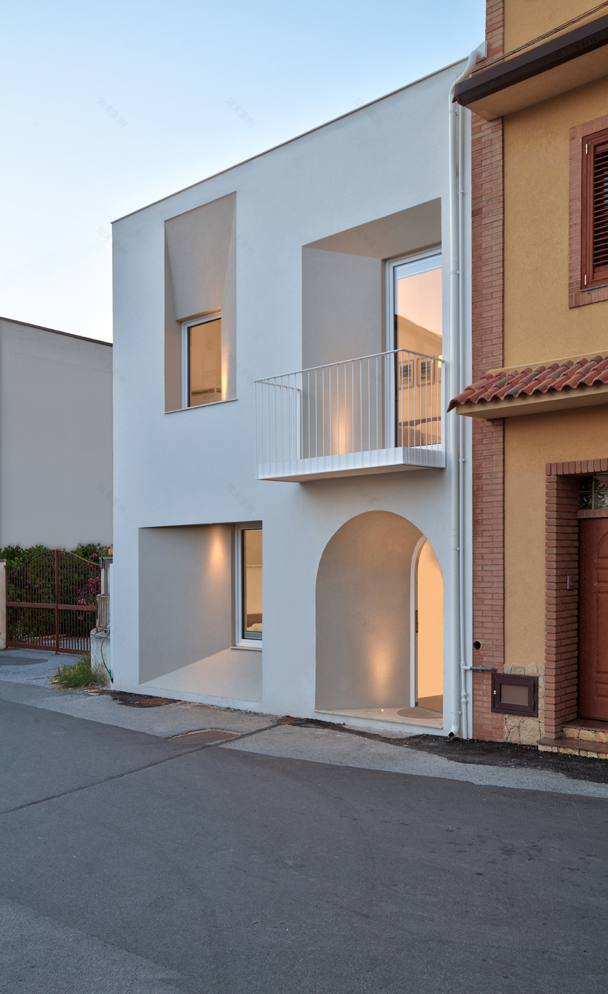 石材切割的现代别墅,光影对话的故事-5