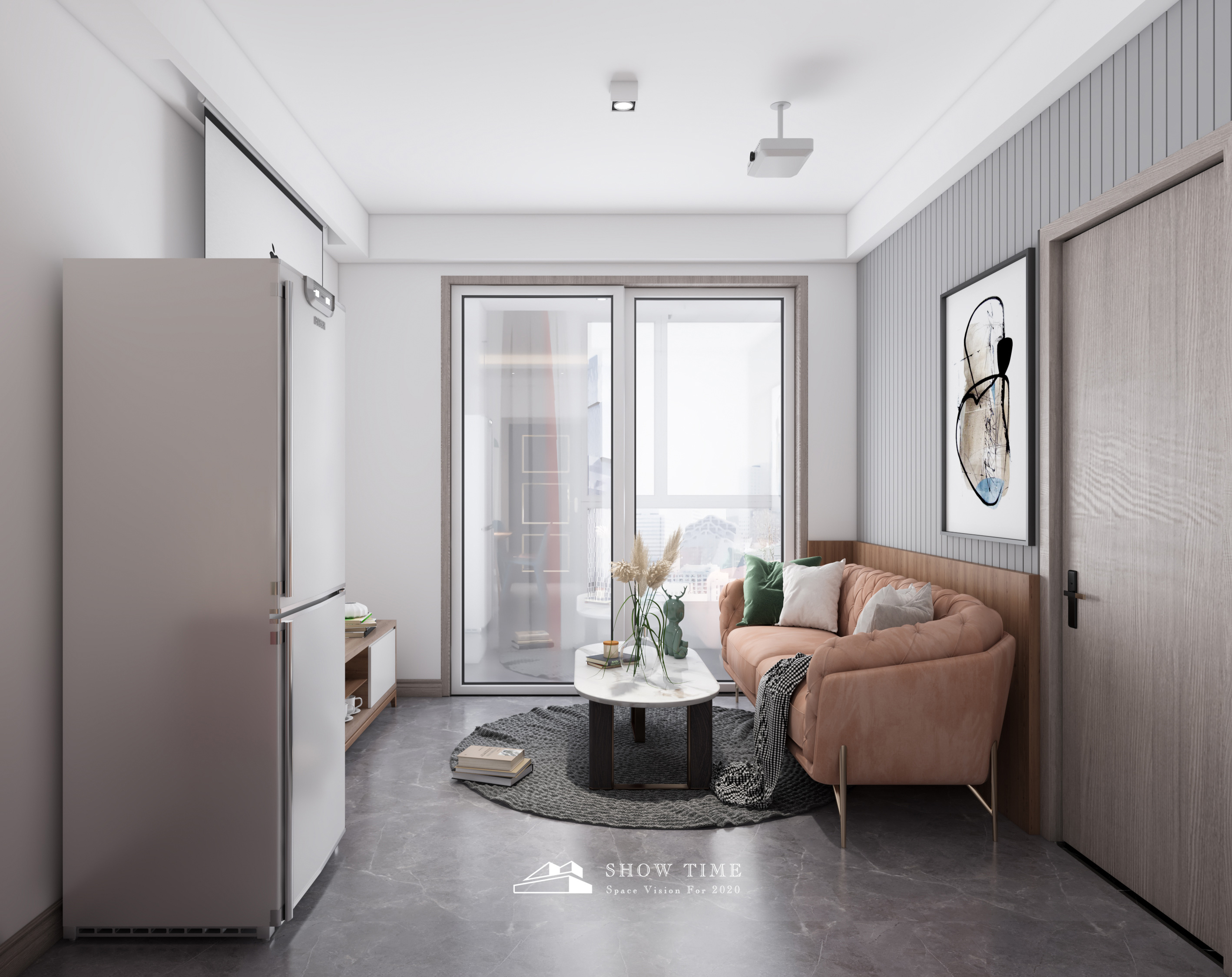 极简主义住宅，融入温馨暖调的高级感-9