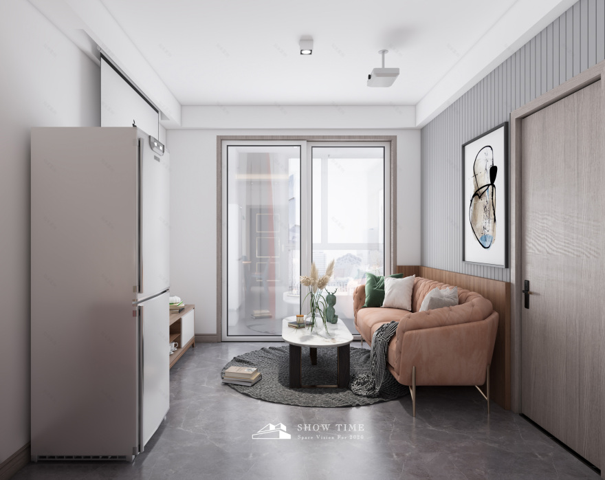 极简主义住宅,融入温馨暖调的高级感-9