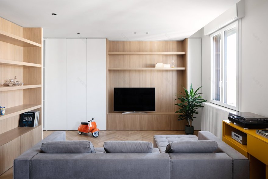 曲径通幽的简约风住宅设计-3