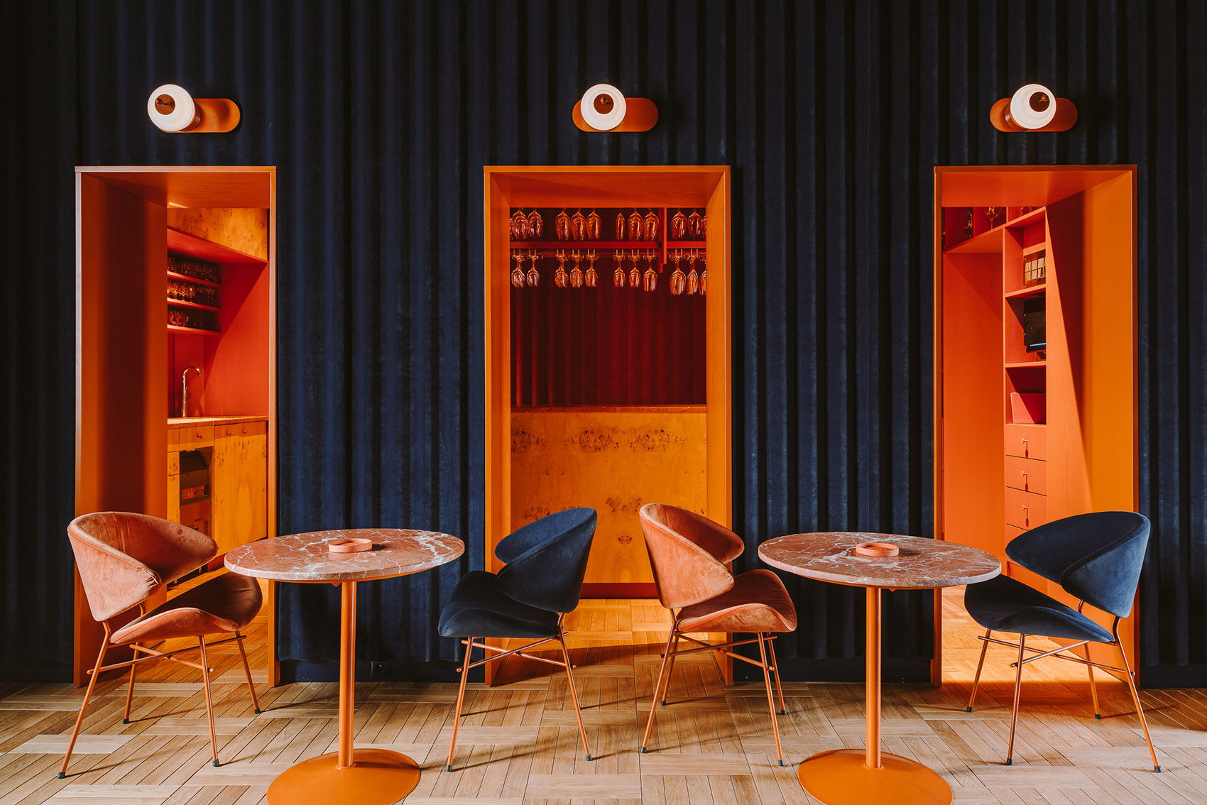 OPASLY TOM餐厅，华沙/丰富的色彩、饰面和纹理空间下的用餐体验-27