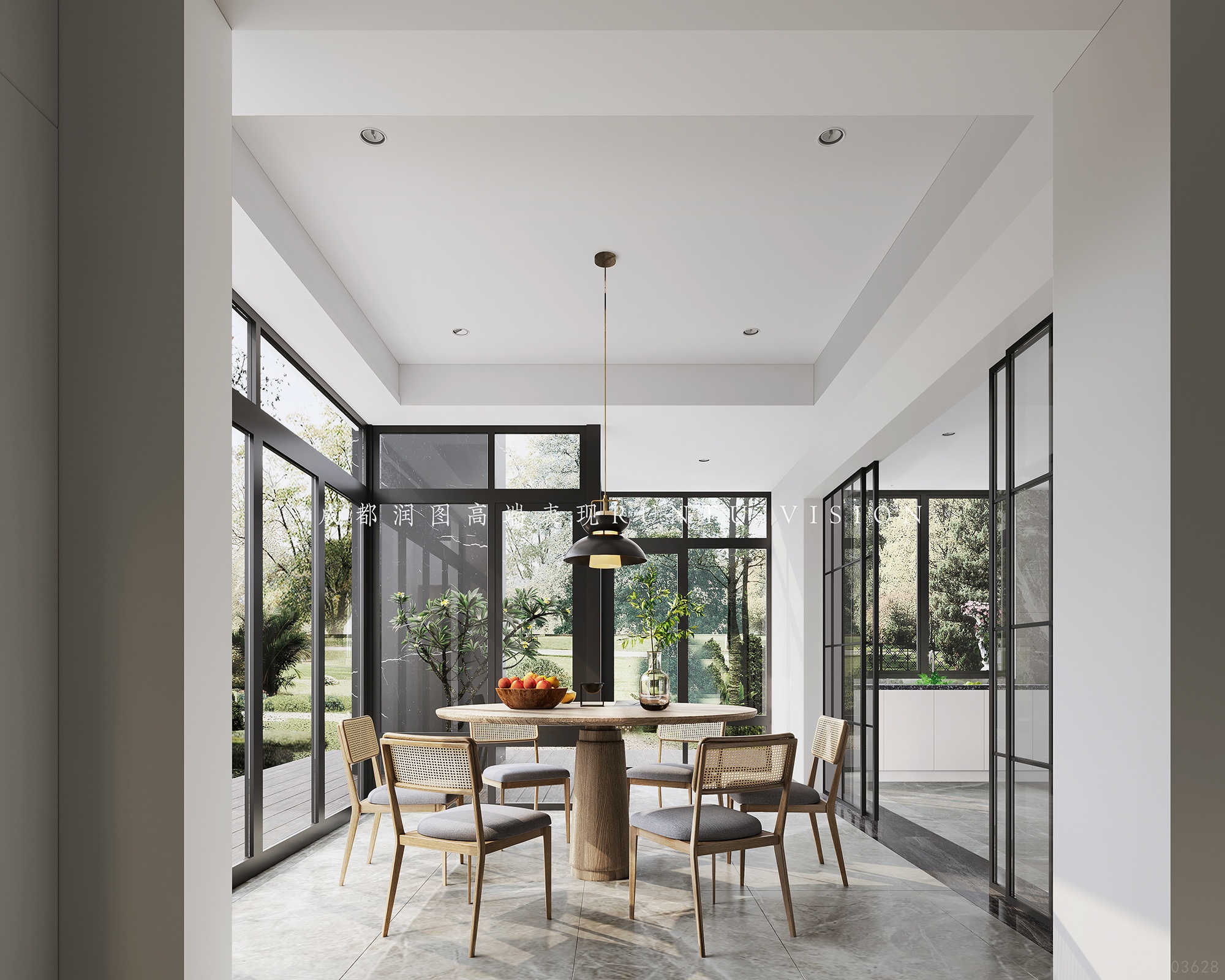 金色稻田家装设计丨中国成都丨润图设计-19