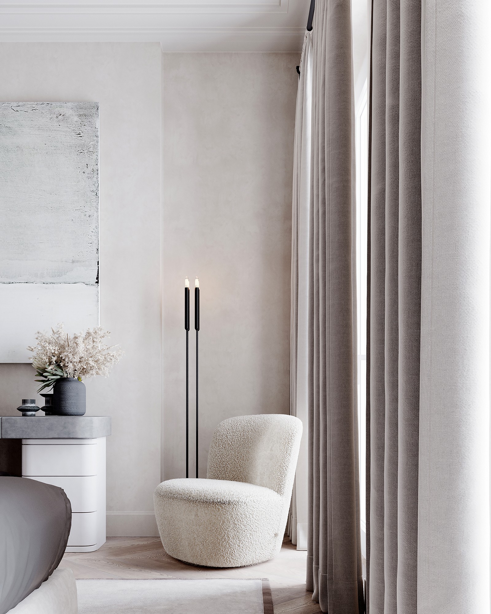 莫斯科法式极简公寓丨俄罗斯莫斯科丨ABarchitects 工作室-33