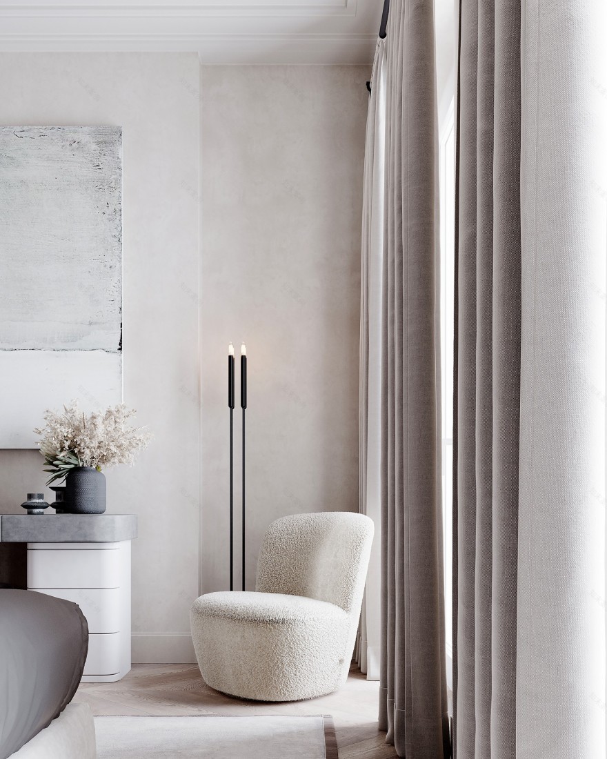 莫斯科法式极简公寓丨俄罗斯莫斯科丨ABarchitects 工作室-33