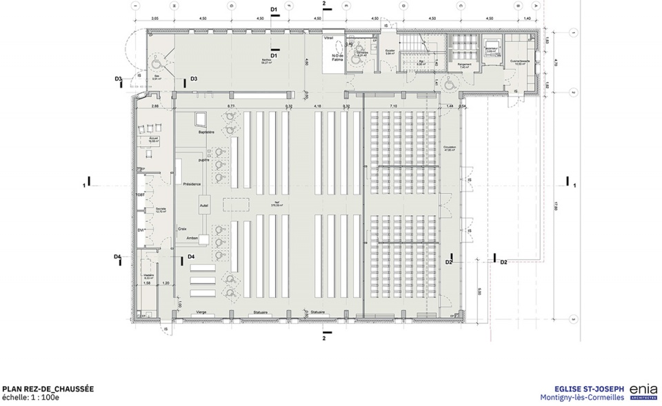 法国圣约瑟夫教堂丨enia architectes-56