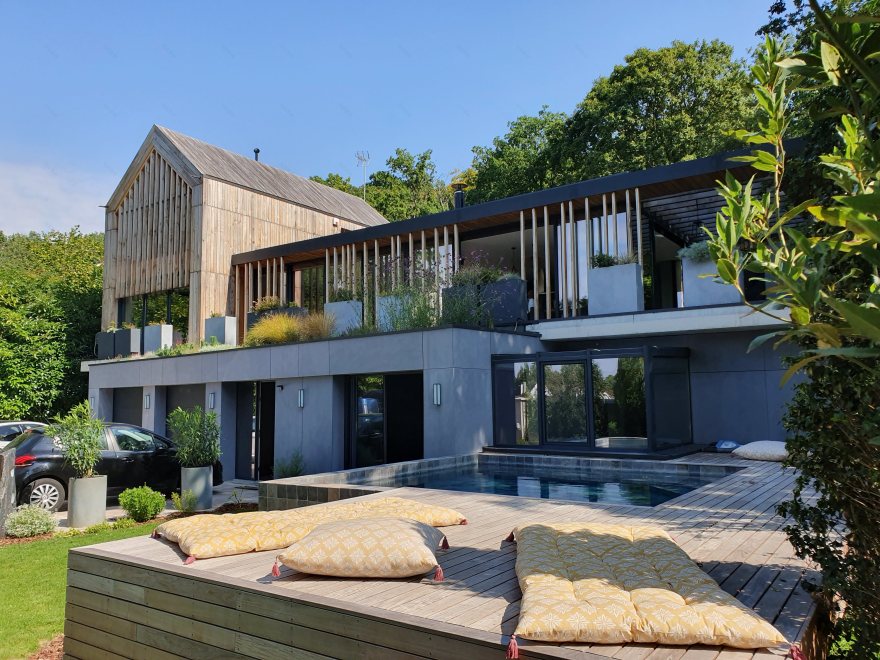 法国 EC-BOIS 别墅建筑 | 环保可持续的居住空间-0