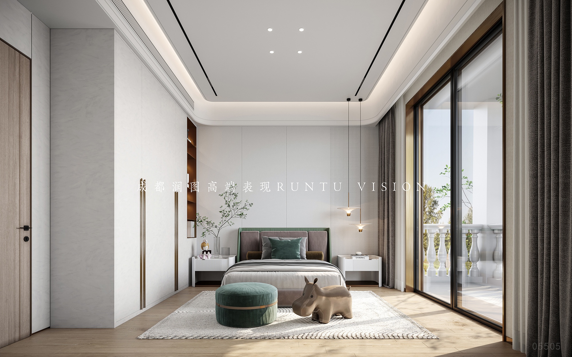 金色稻田家装设计丨中国成都丨润图设计-20