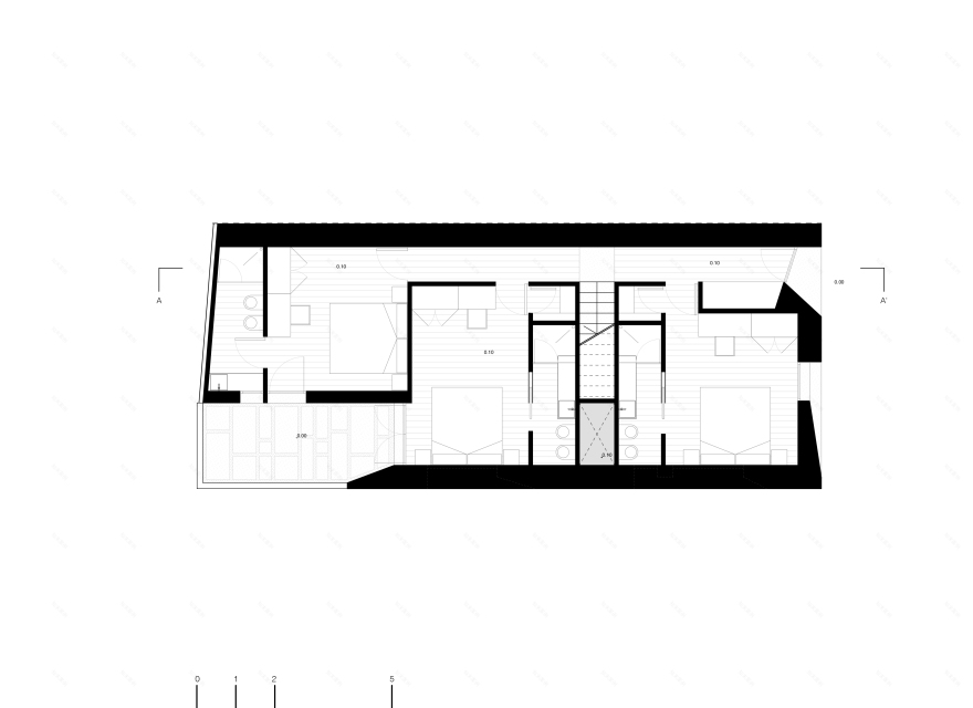 石材切割的现代别墅,光影对话的故事-7