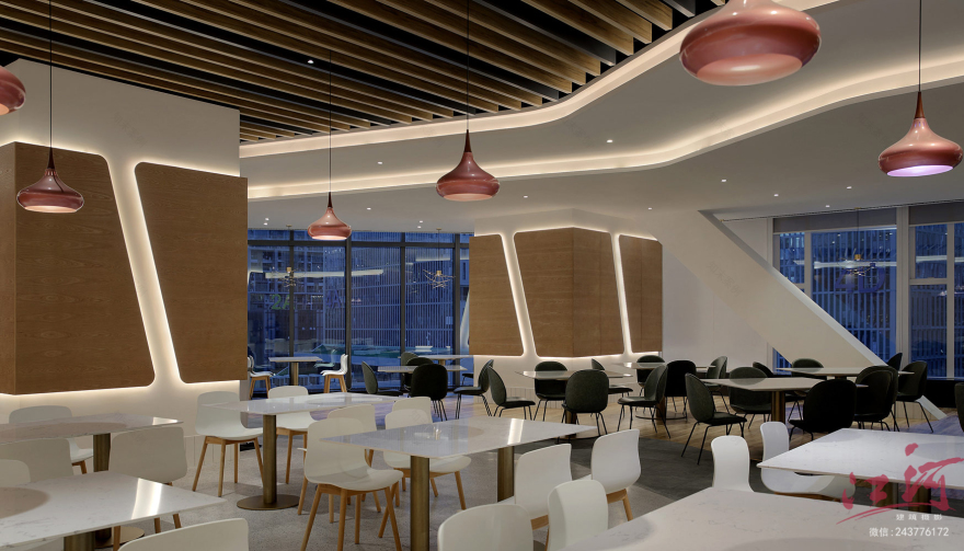 腾讯新总部滨海大厦员工餐厅-30