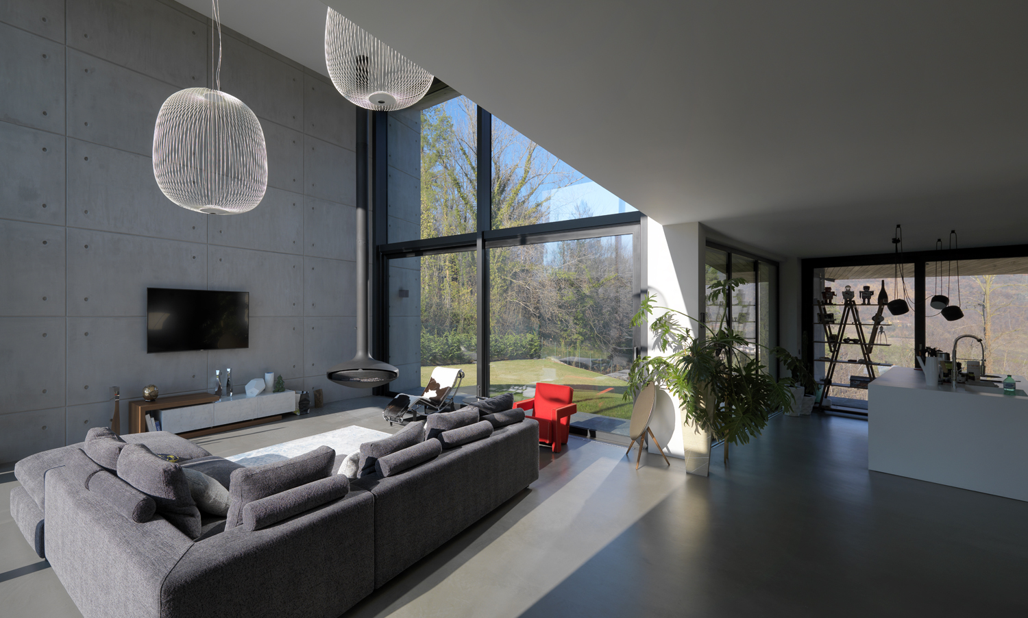 悬浮森林中的透明别墅-37