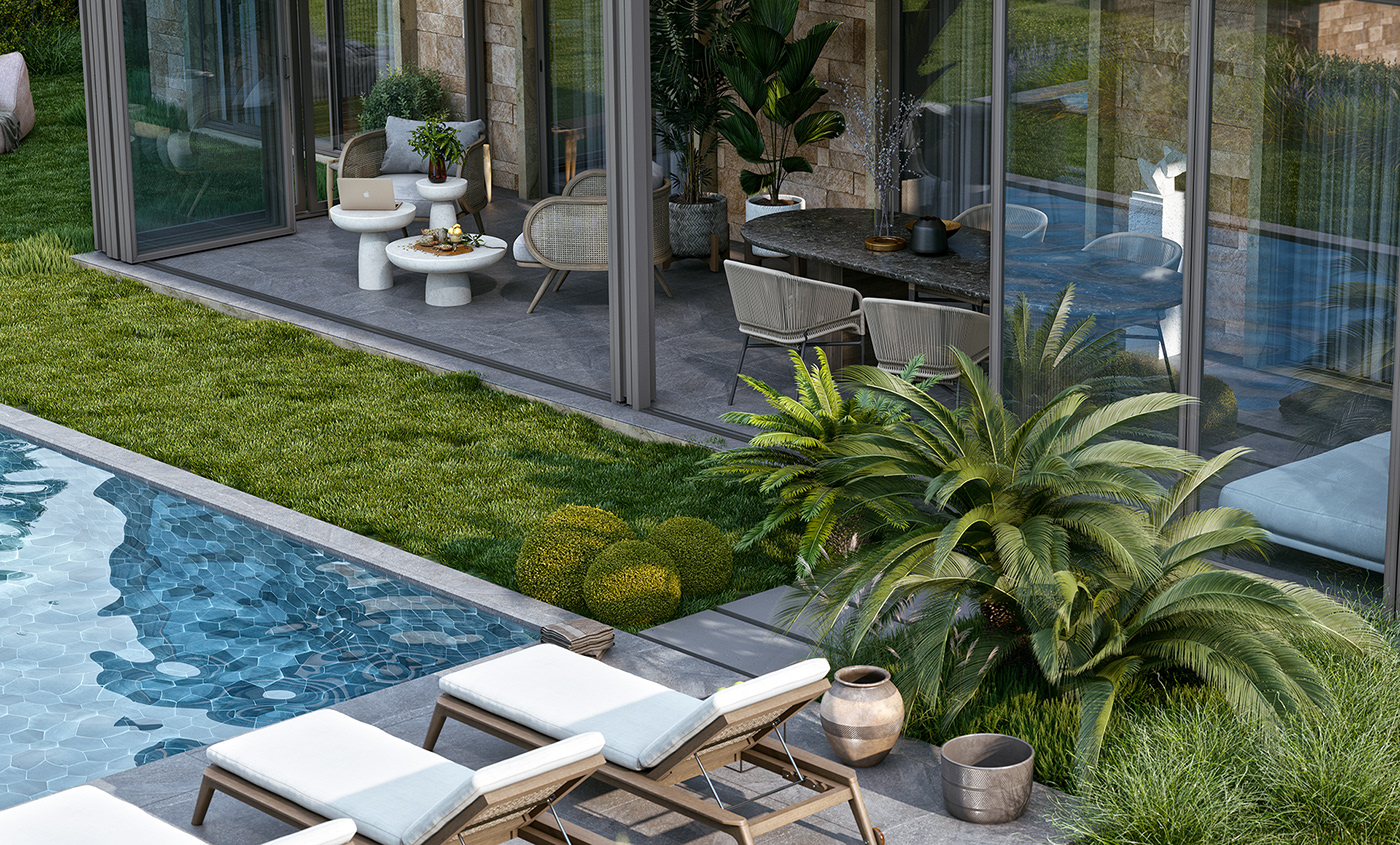 土耳其 Folkart Country Urla | 极简庭院设计，回归自然的舒适空间-2