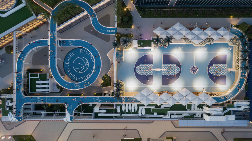 武汉江宸天街漂浮海滩球场丨中国武汉丨FLO景观设计事务所-50