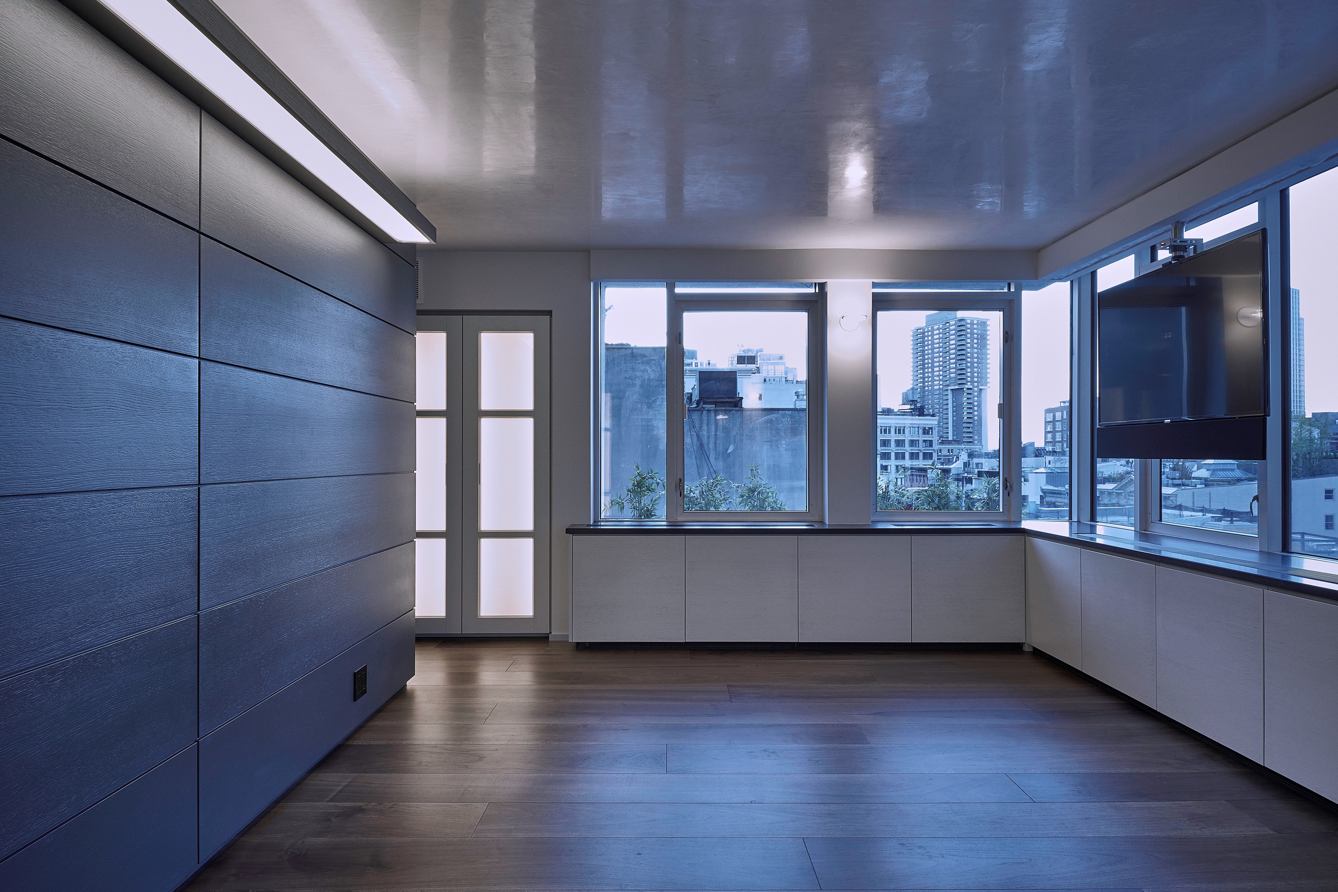 纽约 Warren Street 顶层公寓的精致室内设计-21