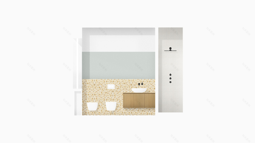 翻转空间的平层公寓改造 | 日与夜的和谐共生-21