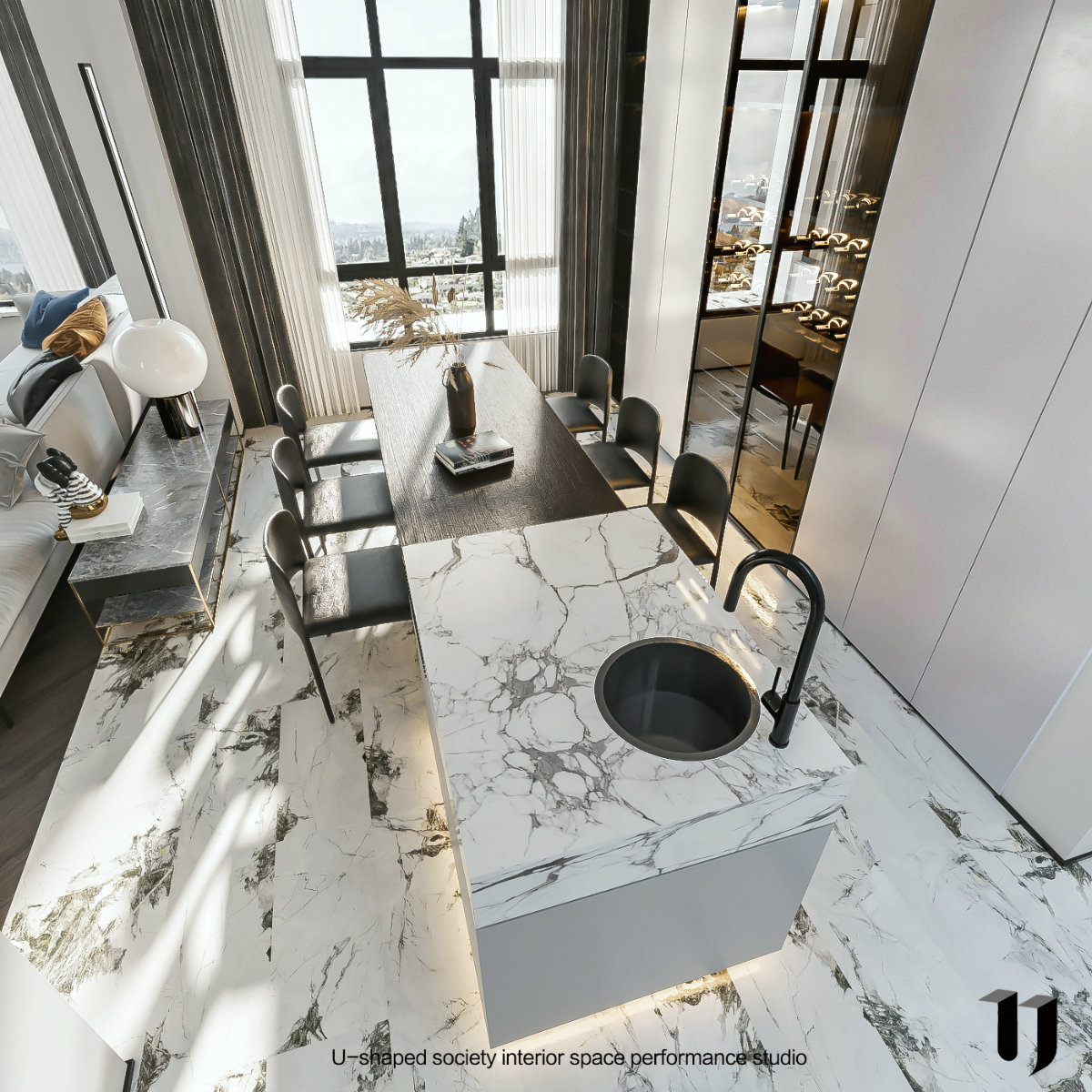 现代住宅的互补与平衡 · U 形社的平衡美学-3