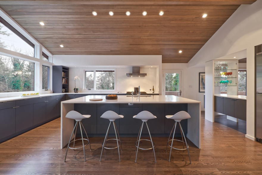 俄勒冈州波特兰市 SW Portland 现代别墅室内设计-6