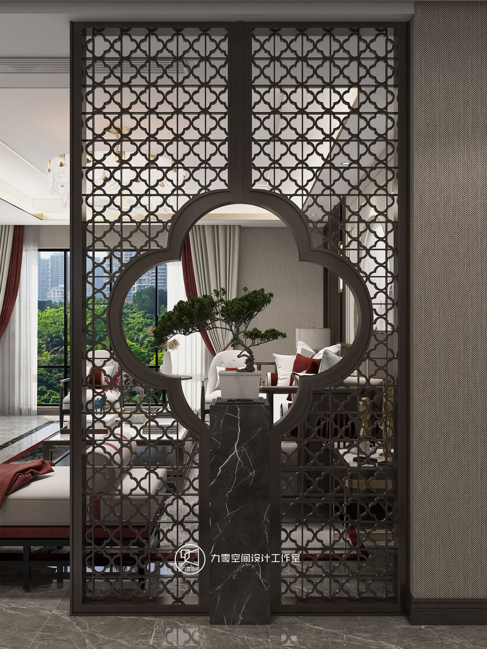 90空间《莫问归期》165平方新中式，回归安静，享受自然本身的恬静！-11