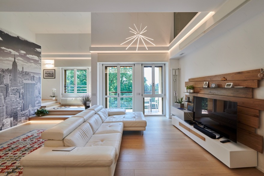 意大利 Vimercate 私人住宅照明设计丨Bianchessi-10