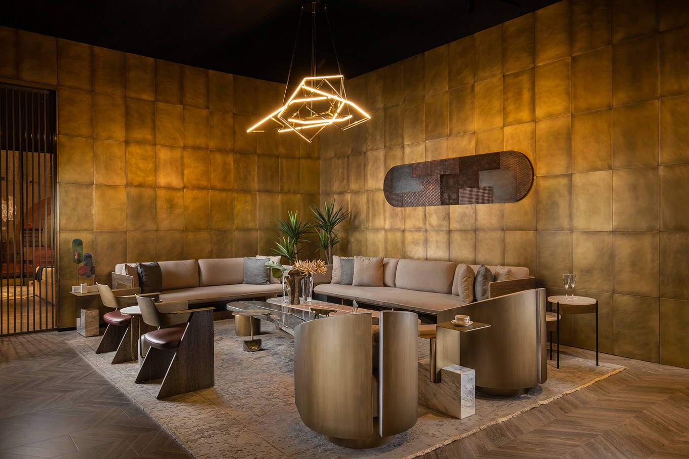 现代硬核奢雅住宅！-2