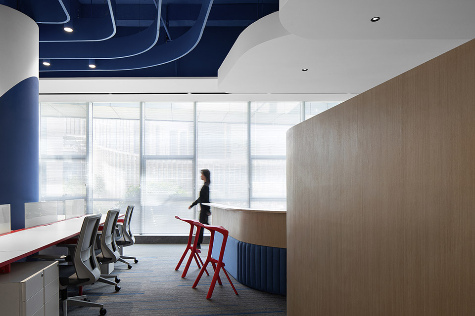 智见未来办公空间，长沙/以颜色搭配与体块变化为表现气质的设计手段-24