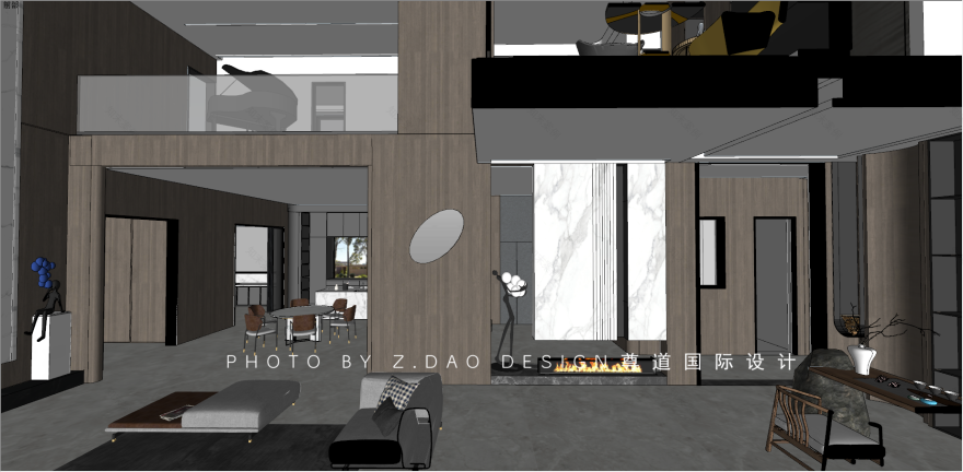 合肥800㎡现代风独栋别墅装修设计-33